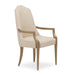 AICO Malibu Crest Arm Chair in Crotch Mahogany (Set of 2) - Visions in Furniture (La Mirada, CA)