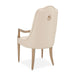 AICO Malibu Crest Arm Chair in Crotch Mahogany (Set of 2) - Visions in Furniture (La Mirada, CA)