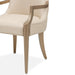 AICO Malibu Crest Arm Chair in Crotch Mahogany (Set of 2) - Visions in Furniture (La Mirada, CA)