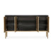 AICO Malibu Crest Sideboard in Crotch Mahogany - Visions in Furniture (La Mirada, CA)