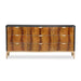 AICO Malibu Crest 9 Drawer Dresser in Crotch Mahogany - Visions in Furniture (La Mirada, CA)
