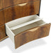 AICO Malibu Crest 9 Drawer Dresser in Crotch Mahogany - Visions in Furniture (La Mirada, CA)