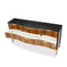 AICO Malibu Crest 9 Drawer Dresser in Crotch Mahogany - Visions in Furniture (La Mirada, CA)