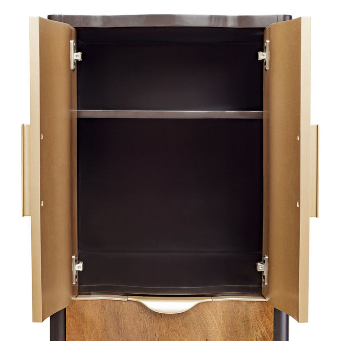 AICO Malibu Crest Swivel Lingerie Chest in Crotch Mahogany - Visions in Furniture (La Mirada, CA)
