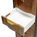 AICO Malibu Crest Swivel Lingerie Chest in Crotch Mahogany - Visions in Furniture (La Mirada, CA)