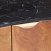 AICO Malibu Crest TV Console in Crotch Mahogany - Visions in Furniture (La Mirada, CA)