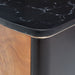AICO Malibu Crest TV Console in Crotch Mahogany - Visions in Furniture (La Mirada, CA)