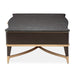 AICO Malibu Crest Rectangular Cocktail Table in Crotch Mahogany - Visions in Furniture (La Mirada, CA)