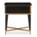 AICO Malibu Crest End Table in Crotch Mahogany - Visions in Furniture (La Mirada, CA)