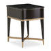 AICO Malibu Crest End Table in Crotch Mahogany - Visions in Furniture (La Mirada, CA)