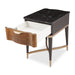 AICO Malibu Crest End Table in Crotch Mahogany - Visions in Furniture (La Mirada, CA)