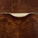 AICO Malibu Crest Display Cabinet in Crotch Mahogany - Visions in Furniture (La Mirada, CA)