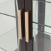AICO Malibu Crest Display Cabinet in Crotch Mahogany - Visions in Furniture (La Mirada, CA)