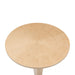 AICO Malibu Crest Round Pedestal Tea Table in Crotch Mahogany - Visions in Furniture (La Mirada, CA)