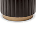 AICO Malibu Crest Round Chairside Table in Dark Espresso - Visions in Furniture (La Mirada, CA)