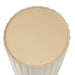 AICO Malibu Crest Round Chairside Table in Chardonnay - Visions in Furniture (La Mirada, CA)
