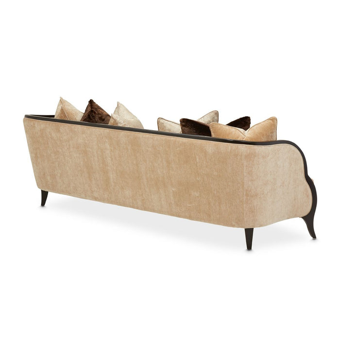 AICO Malibu Crest Sofa in Dark Espresso - Visions in Furniture (La Mirada, CA)