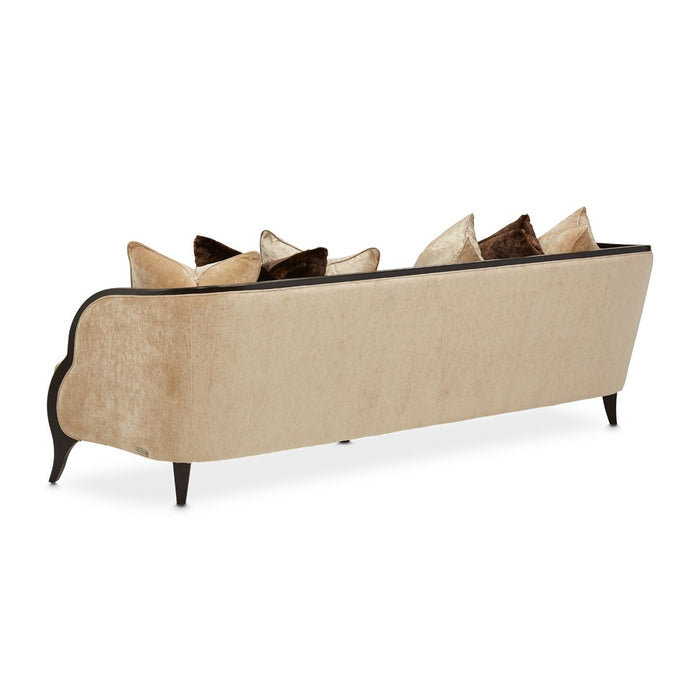 AICO Malibu Crest Sofa in Dark Espresso - Visions in Furniture (La Mirada, CA)