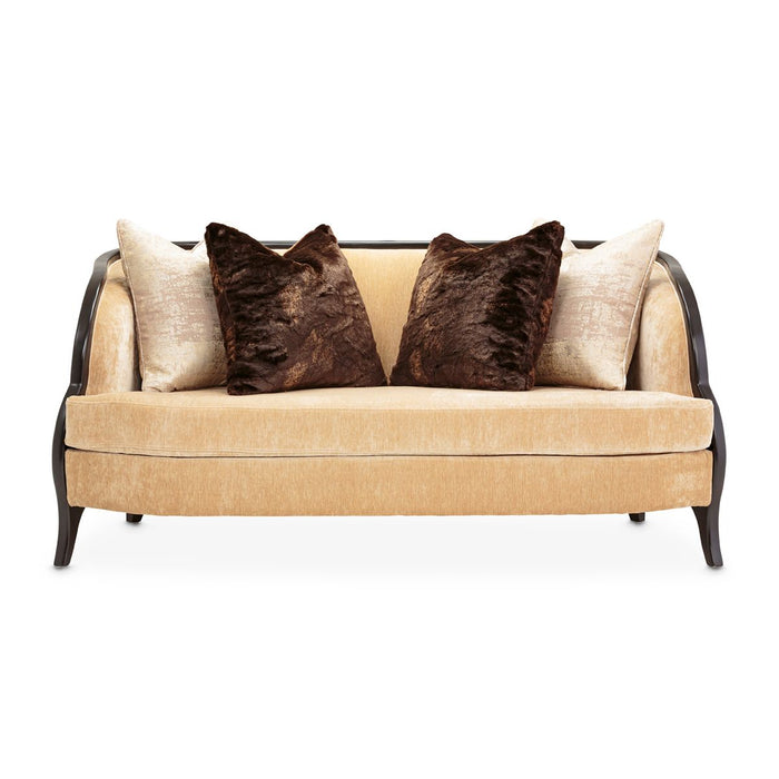 AICO Malibu Crest Loveseat in Dark Espresso - Visions in Furniture (La Mirada, CA)