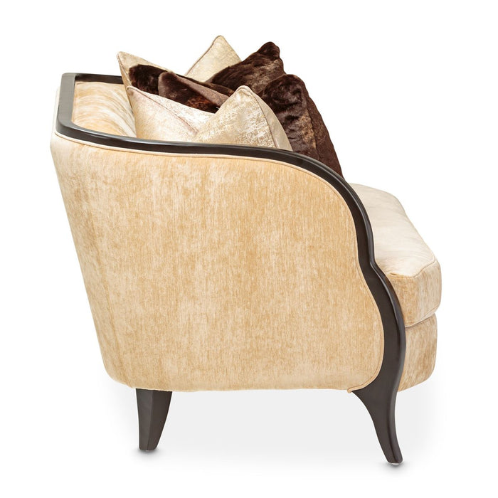 AICO Malibu Crest Loveseat in Dark Espresso - Visions in Furniture (La Mirada, CA)