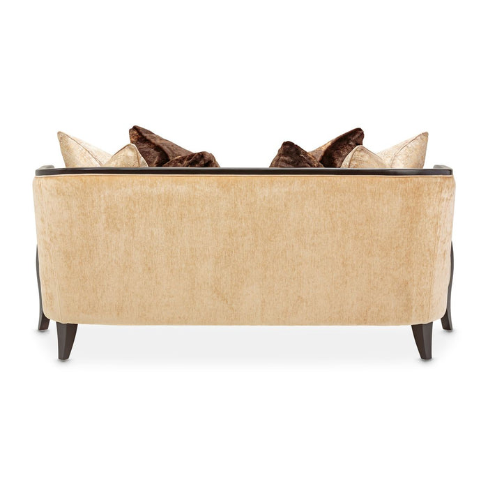 AICO Malibu Crest Loveseat in Dark Espresso - Visions in Furniture (La Mirada, CA)