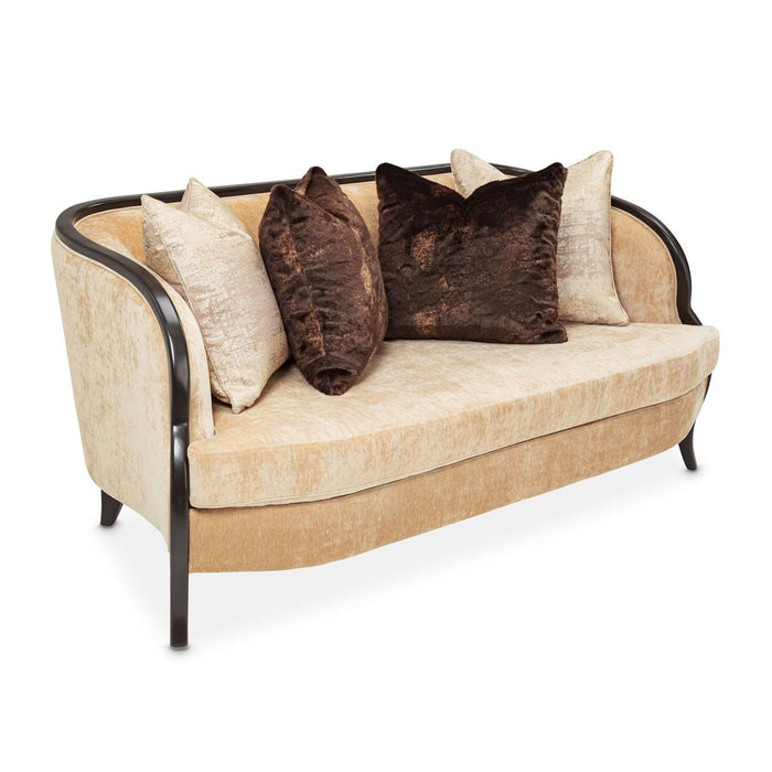 AICO Malibu Crest Loveseat in Dark Espresso - Visions in Furniture (La Mirada, CA)