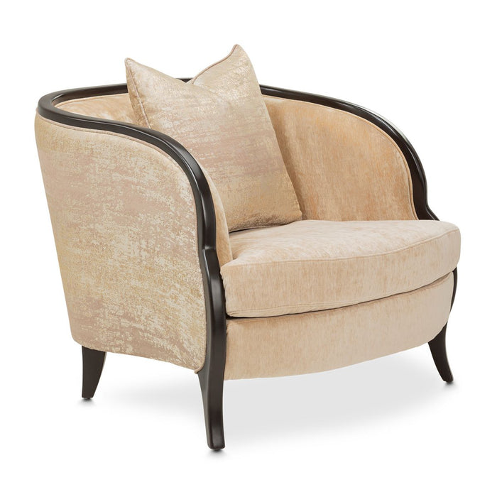 AICO Malibu Crest Living Room Chair in Dark Espresso - Visions in Furniture (La Mirada, CA)