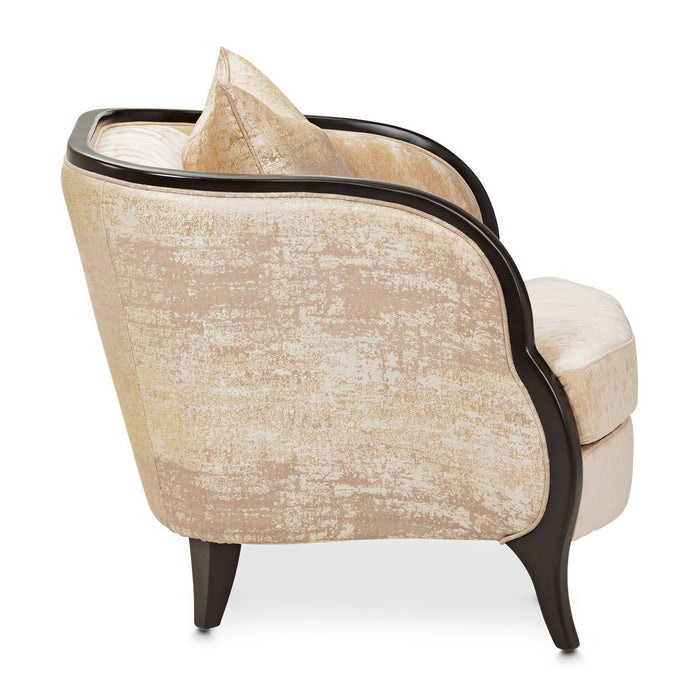 AICO Malibu Crest Living Room Chair in Dark Espresso - Visions in Furniture (La Mirada, CA)
