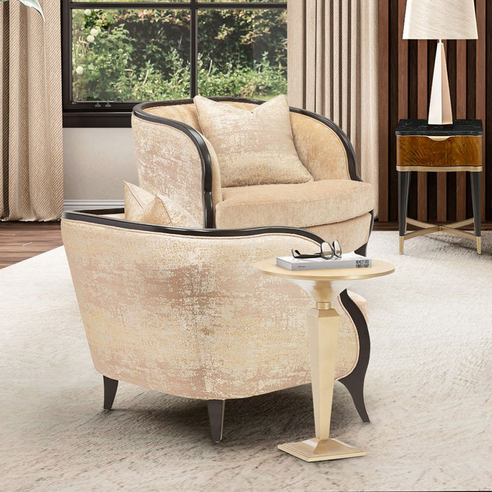AICO Malibu Crest Living Room Chair in Dark Espresso - Visions in Furniture (La Mirada, CA)