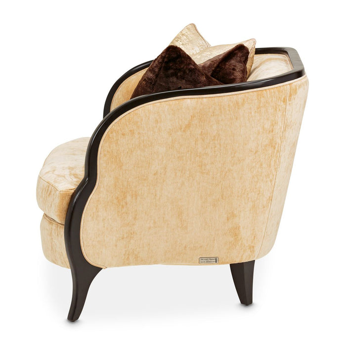 AICO Malibu Crest Chair & A Half in Dark Espresso - Visions in Furniture (La Mirada, CA)