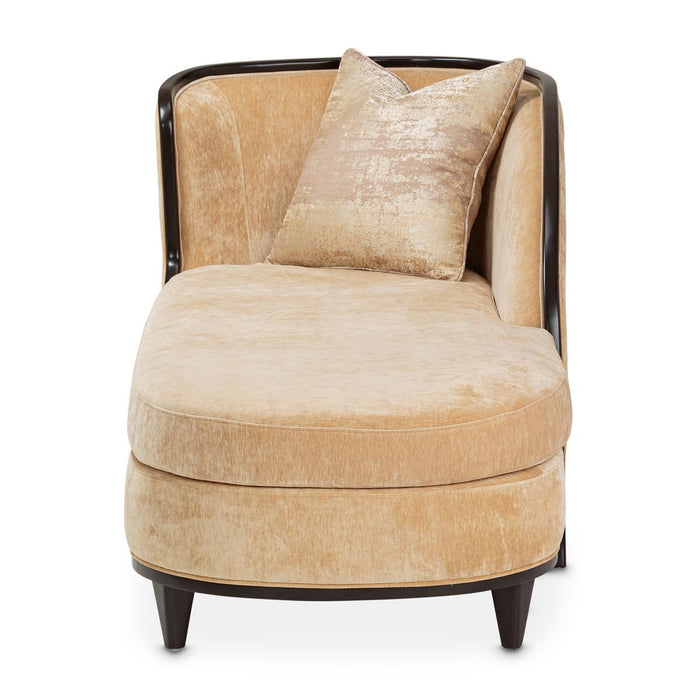 AICO Malibu Crest Chaise in Dark Espresso - Visions in Furniture (La Mirada, CA)