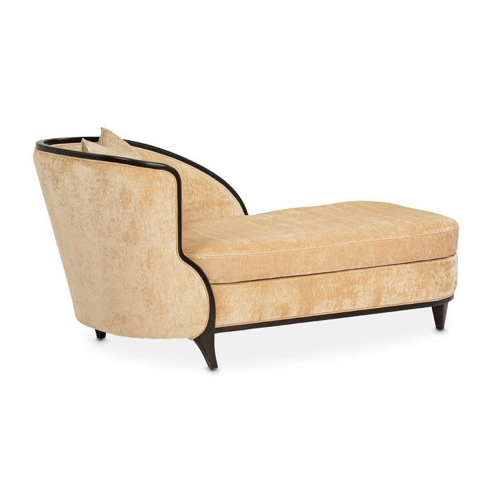 AICO Malibu Crest Chaise in Dark Espresso - Visions in Furniture (La Mirada, CA)