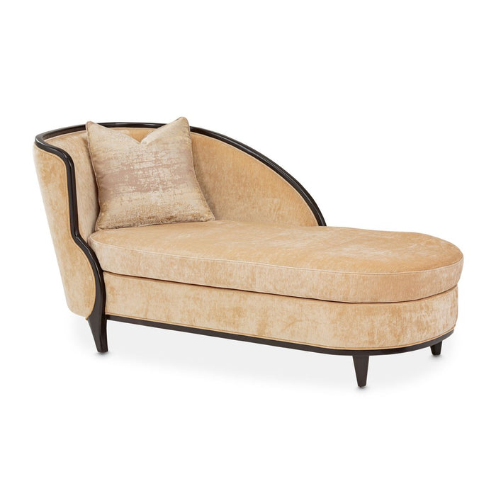 AICO Malibu Crest Chaise in Dark Espresso - Visions in Furniture (La Mirada, CA)