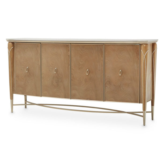 AICO Villa Cherie Sideboard in Caramel - Visions in Furniture (La Mirada, CA)