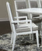 Aico Furniture Horizons Arm Chair in Cloud White (Set of 2) - Visions in Furniture (La Mirada, CA)