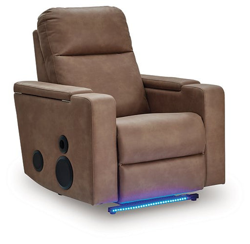 Lorrenton Power Glider Recliner with Audio System - Visions in Furniture (La Mirada, CA)