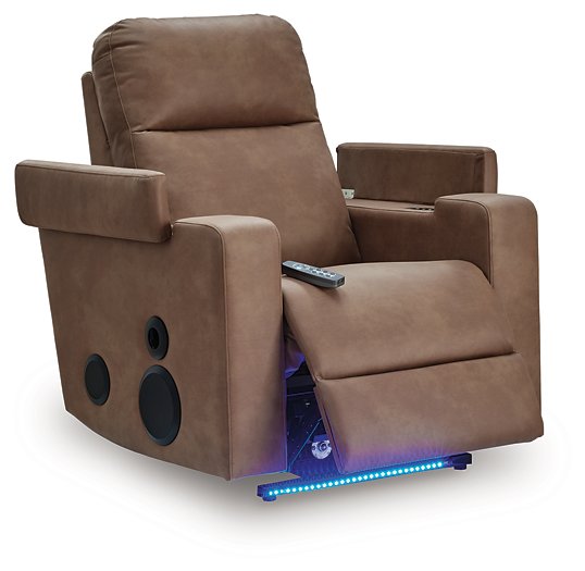 Lorrenton Power Glider Recliner with Audio System - Visions in Furniture (La Mirada, CA)
