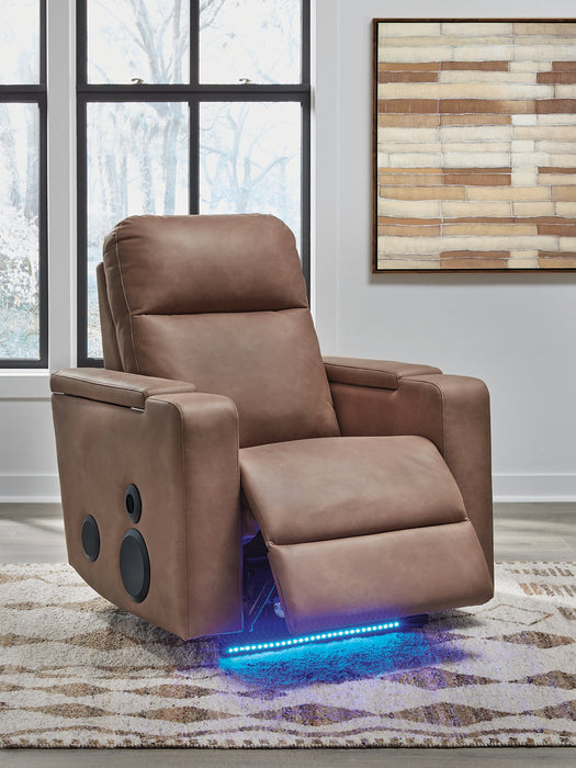 Lorrenton Power Glider Recliner with Audio System - Visions in Furniture (La Mirada, CA)