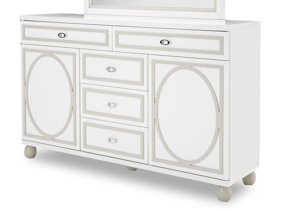 AICO Sky Tower Dresser in White Cloud - Visions in Furniture (La Mirada, CA)