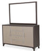Aico 21 Cosmopolitan Mirror in Taupe/Umber - Visions in Furniture (La Mirada, CA)