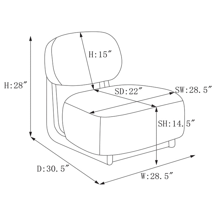 Duffie Accent Chair - Visions in Furniture (La Mirada, CA)