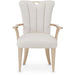 AICO La Rachelle Arm Chair in Medium Champagne (Set of 2) - Visions in Furniture (La Mirada, CA)