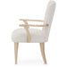 AICO La Rachelle Arm Chair in Medium Champagne (Set of 2) - Visions in Furniture (La Mirada, CA)