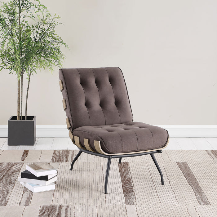 Aloma Armless Tufted Accent Chair - Visions in Furniture (La Mirada, CA)