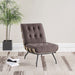 Aloma Armless Tufted Accent Chair - Visions in Furniture (La Mirada, CA)