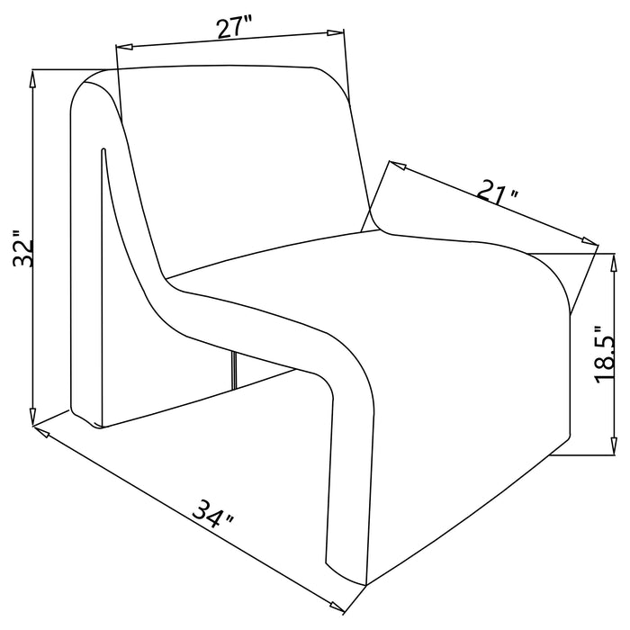 Drayton Accent Chair - Visions in Furniture (La Mirada, CA)