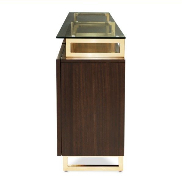 AICO Belmont Place Sideboard in Espresso - Visions in Furniture (La Mirada, CA)