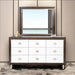 AICO Belmont Place Wall Mirror in Espresso - Visions in Furniture (La Mirada, CA)