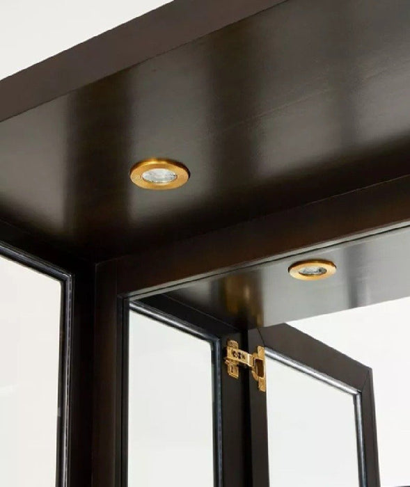 AICO Belmont Place Display Cabinet in Espresso - Visions in Furniture (La Mirada, CA)