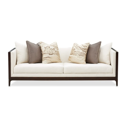 AICO Furniture Belmont Place Sofa in Espresso - Visions in Furniture (La Mirada, CA)